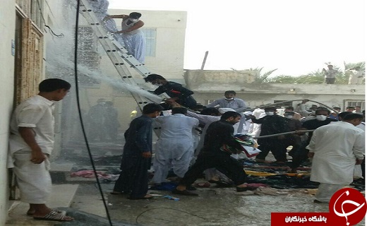 آتش سوزی در پاساژ مرکزی کنارک + تصاویر