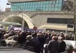 تجمع بازنشستگان کشوری و لشگری + فیلم