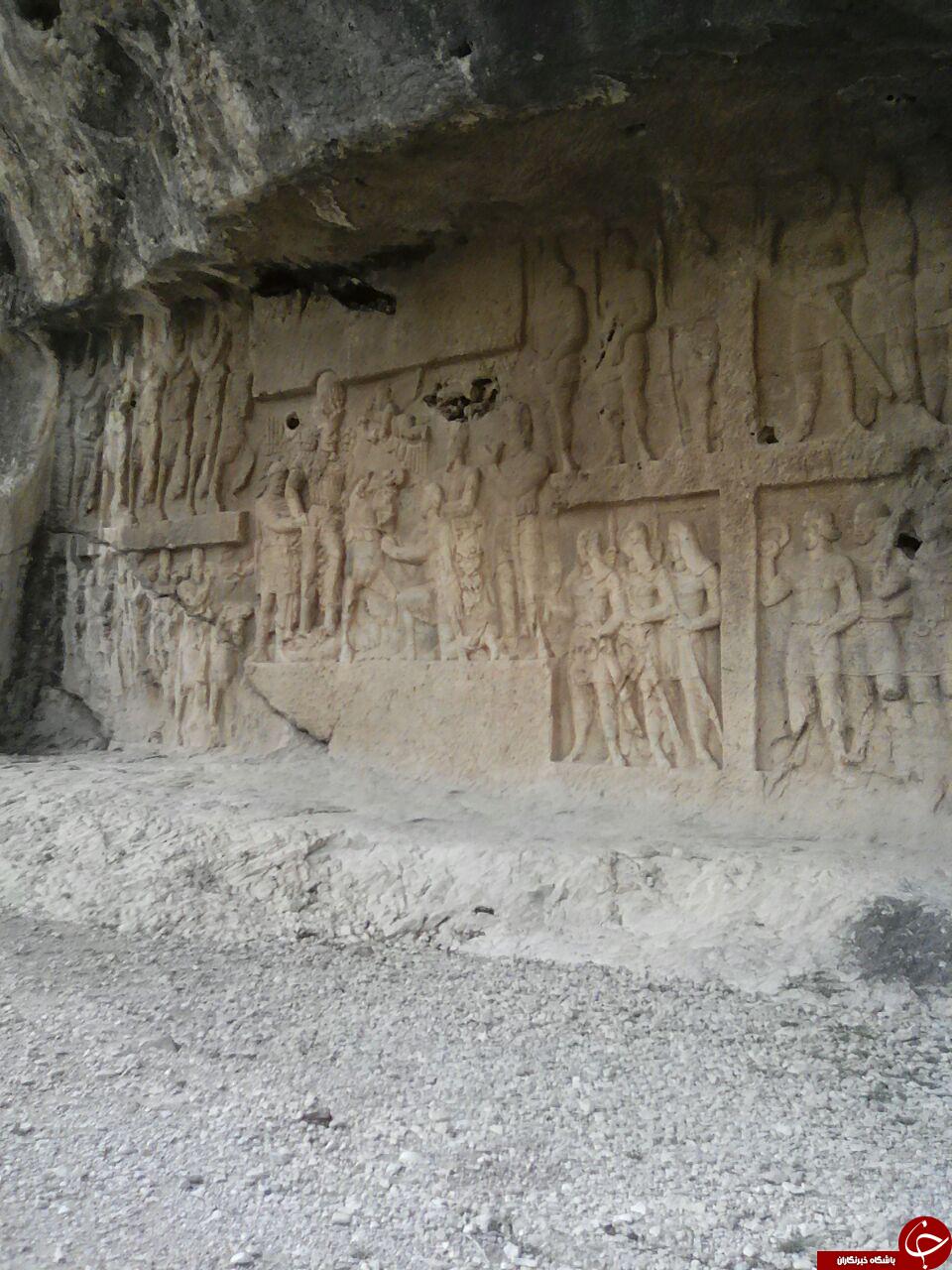 نمایی از شهر تاریخی بیشاپور + تصاویر