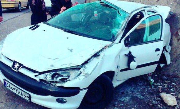 سانحه رانندگی شدید برای ۲ ورزشکار و مربی مازندرانی