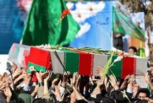 وداع پرشکوه مردم با شهدا