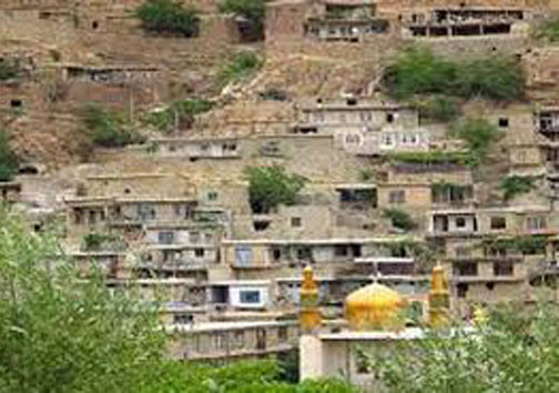 روستای توریستی با بافت پلکانی