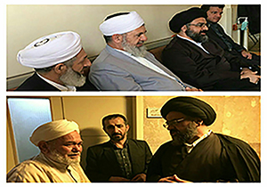 عیادت رییس دفتر رهبر معظم انقلاب از آیت الله نورمفیدی