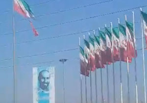 وضعیت نامناسب سمبل ایران در اهواز + فیلم