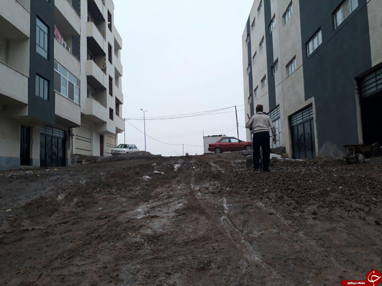 وضعیت نامناسب خیابان های مسکن مهر + تصاویر