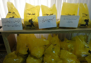 توزیع ۴۰۰ سبد مهربانی در شهرکرد