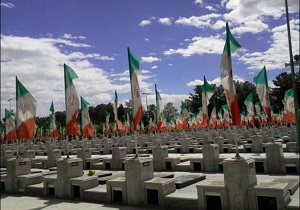 نمایی از گلزار شهدای کاشان + فیلم و تصاویر