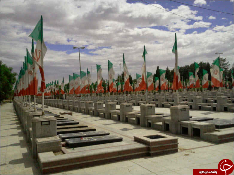 نمایی از گلزار شهدای کاشان + فیلم و تصاویر