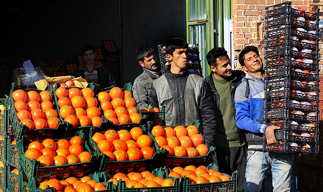 ۸۰ تن سیب و پرتقال برای تنظیم بازار میوه شب عید توزیع می&zwnj;شود
