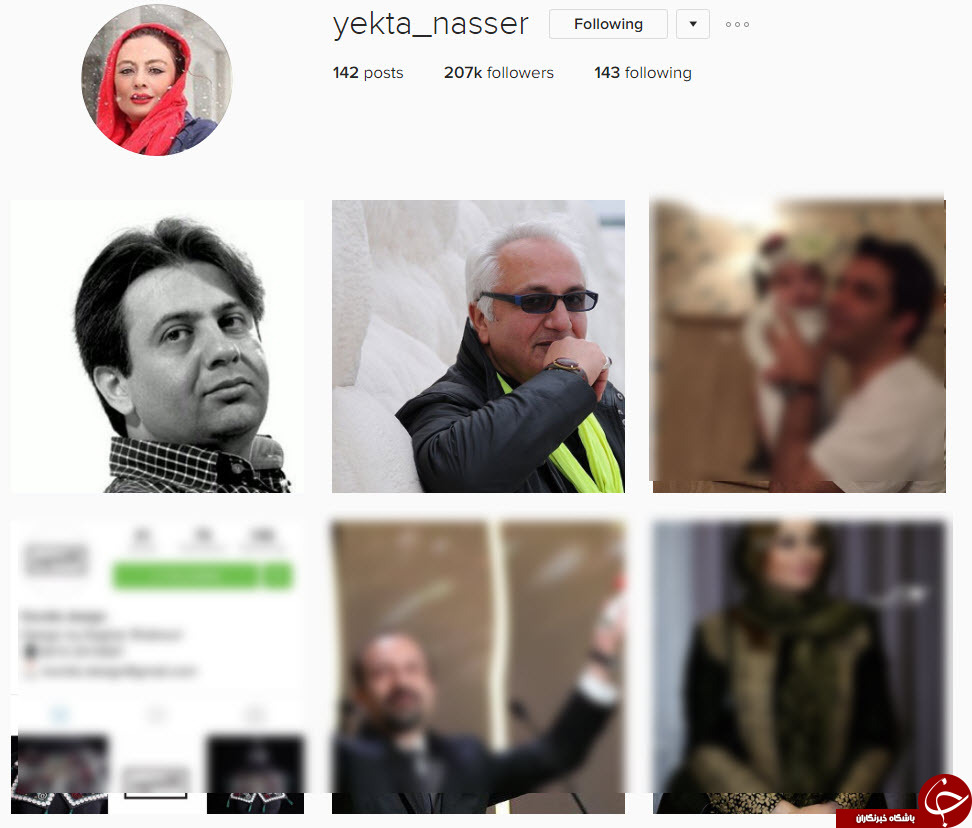 پست مشترک همه بازیگران