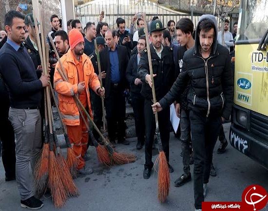 تنبیه اجتماعی دستگیرشدگان چهارشنبه سوری + عکس