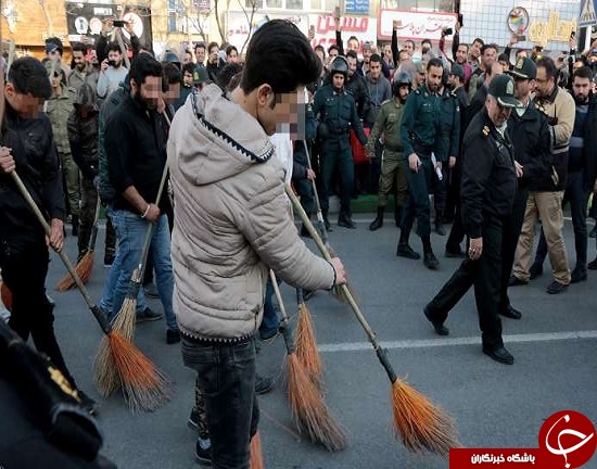 تنبیه اجتماعی دستگیرشدگان چهارشنبه سوری + عکس