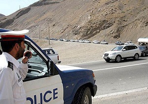 رزمایش نوروزی پلیس راه استان با شعار پرهیز از خطر