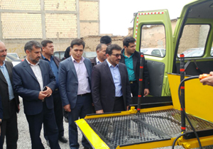 رونمایی از خودروی مناسب سازی شده معلولان