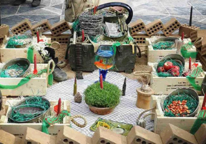 سفره هفت سین در جوار آرامگاه شهدا برپا می شود