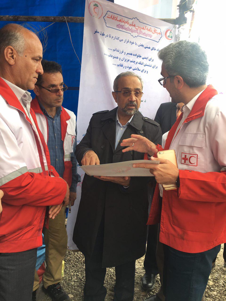 پیوستن رئیس دفتر رئیس جمهور به کمپین نه به تصادفات جاده ای پیوستن رئیس دفتر رئیس جمهور به کمپین نه به تصادفات جاده ای