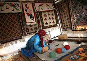مهارت گلیم بافی پشتکوه نی ریز ثبت ملی شد
