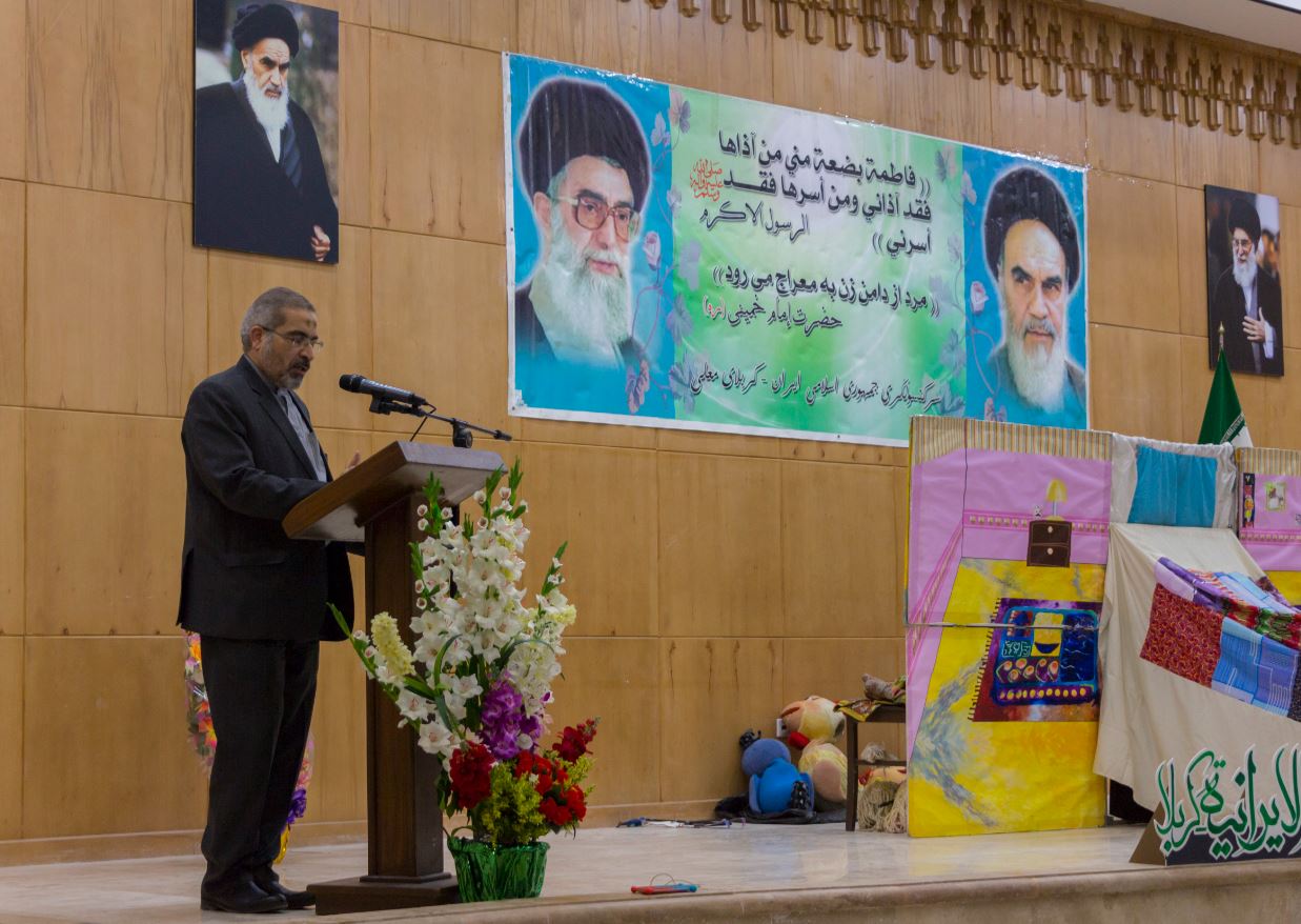 مراسم میلاد حصرت زهرا(س) و امام خمینی(ره) در سرکنسولگری جمهوری اسلامی ایران در کربلا + تصاویر
