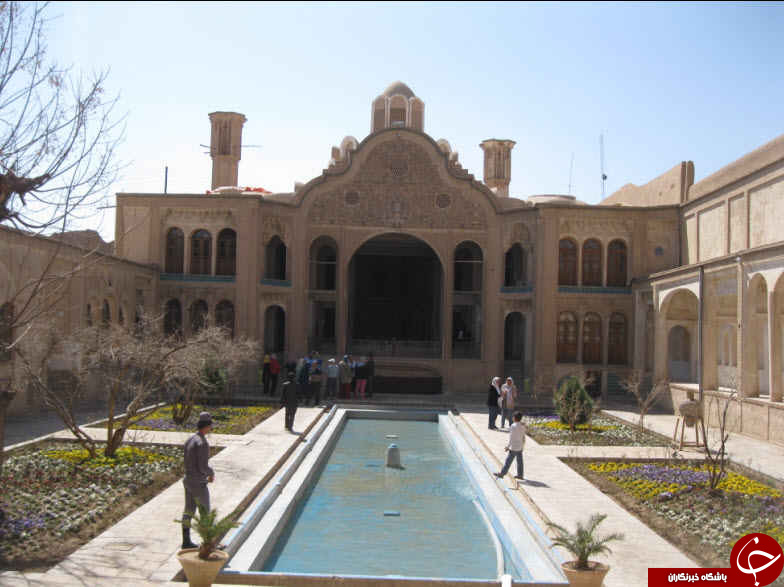 نمایی از خانه بروجردی های کاشان + تصاویر