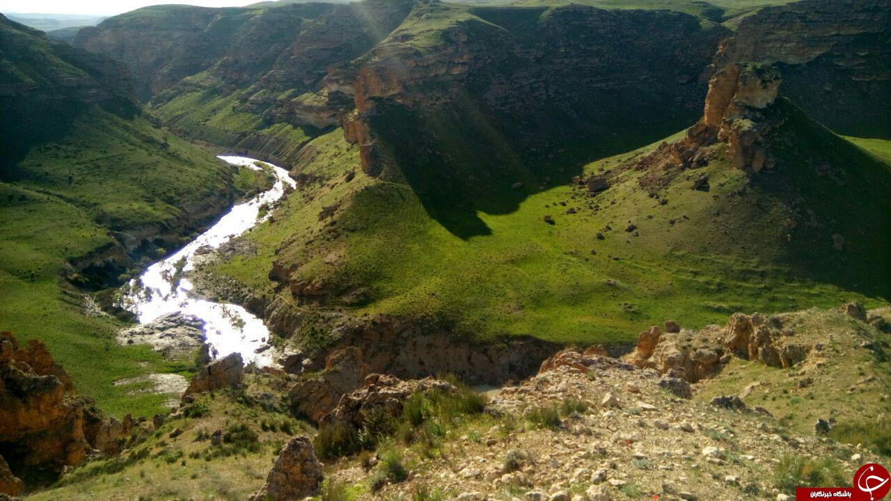 مناظر زیبای دره زرشکه در بیجار + تصاویر