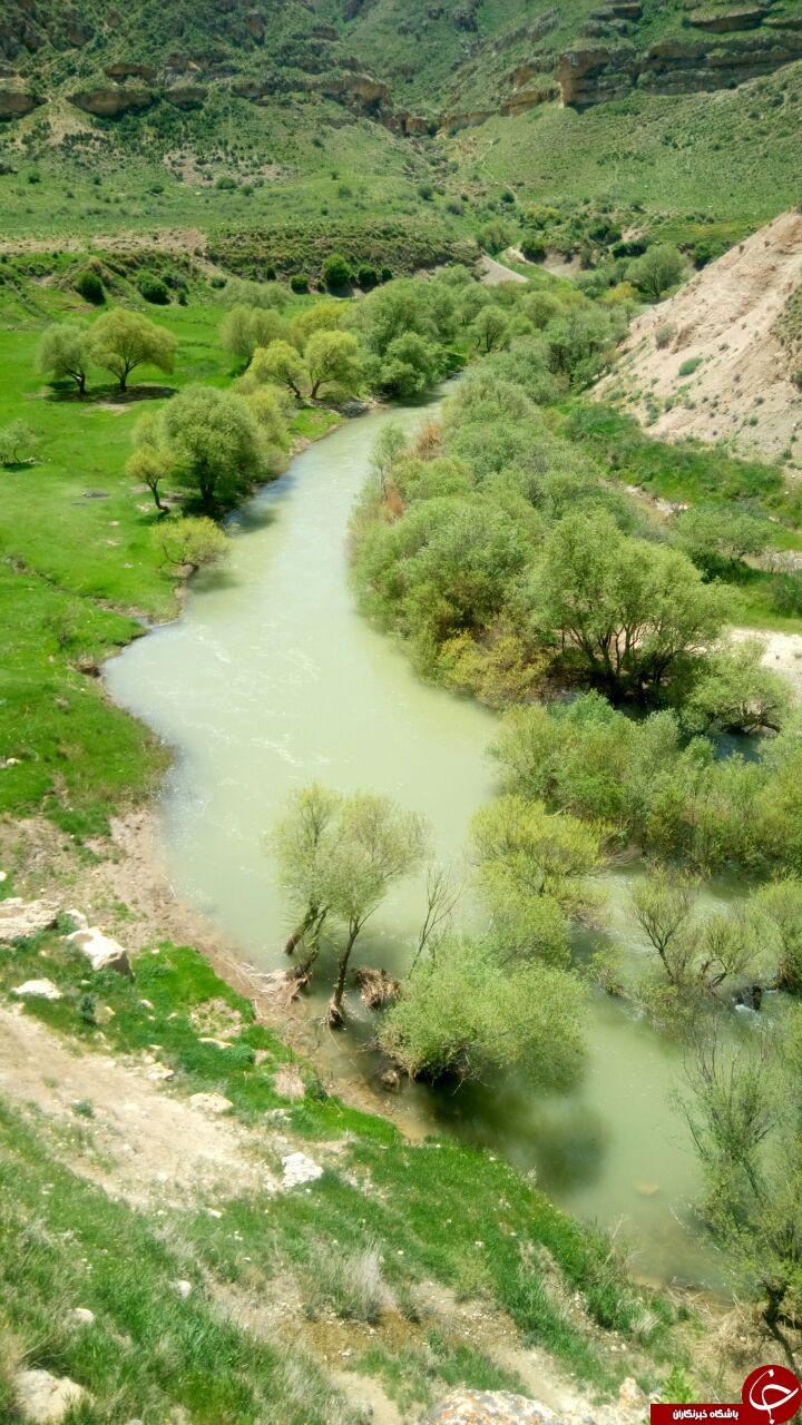 مناظر زیبای دره زرشکه در بیجار + تصاویر
