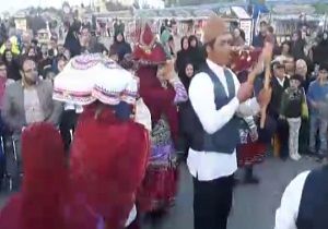مراسم جالب نوروزخوانی در سمنان + فیلم
