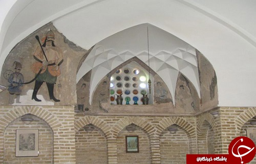 حمام به صرف چای + تصاویر