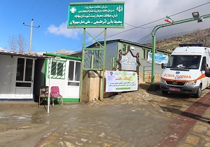 راه اندازی ایستگاه سلامت  سیار در غار سهولان مهاباد
