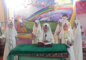 جشن عبادت ۱۶۰ دانش آموز دختر بلداجی
