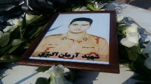 شهادت سرباز زنجانی در حادثه ریزش بهمن