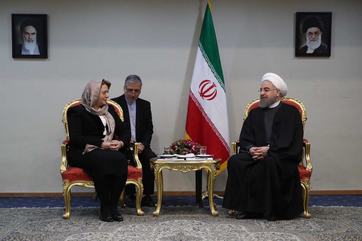 روحانی با رئیس مجلس سوریه دیدار و گفتوگو کرد روحانی با رئیس مجلس سوریه دیدار و گفتوگو کرد