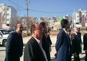 بازدید رئیس سازمان مدیریت بحران از واحد‌های نشست کرده مسکن مهر کلاله
