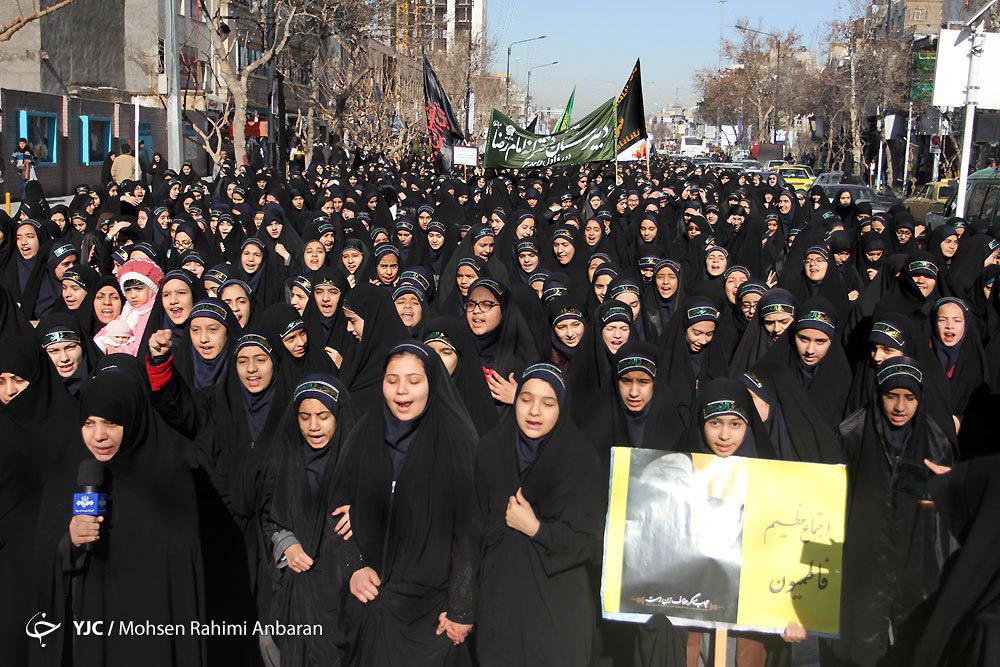 برگزاری راهپیمایی حمایت از حجاب و عفاف فاطمی در مشهد+ تصاویر