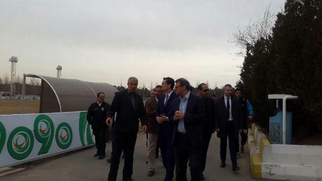 بازدید رئیس فدراسیون فوتبال رومانی از امکانات مرکز تیم های ملی ایران بازدید رئیس فدراسیون فوتبال رومانی از امکانات مرکز تیم های ملی ایران