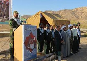 آغاز رزمایش گردان های بسیجی در نایین