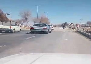 گلایه رانندگان از جاده خطرساز گلپایگان + فیلم
