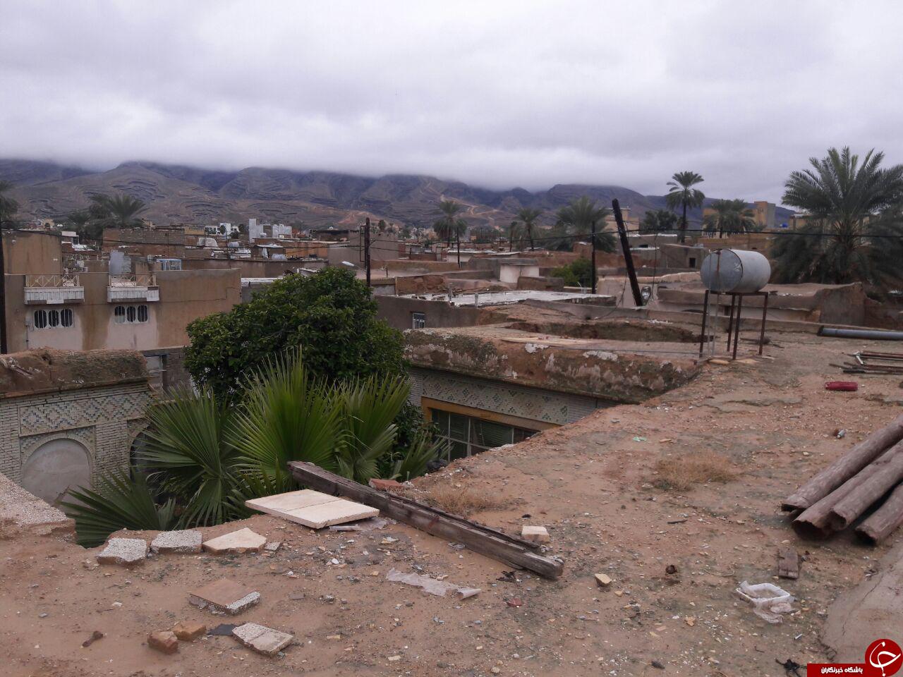 بارندگی جهرم خسارت زا شد + تصاویر