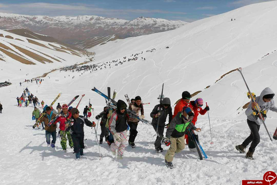 گزارش تصویری از مسابقات اسکی جوانان بامیان