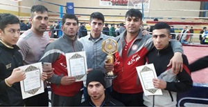 قهرمانی تیم بوکس آذربایجان غربی در لیگ قهرمانی شمال غرب کشور