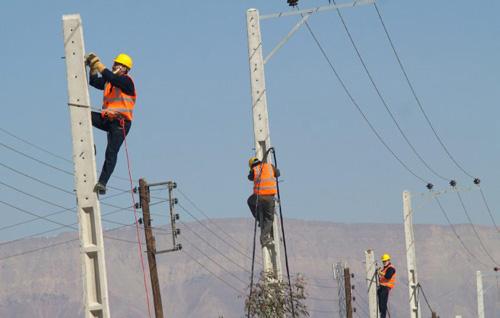 برق دار شدن روستاییان جیرفت