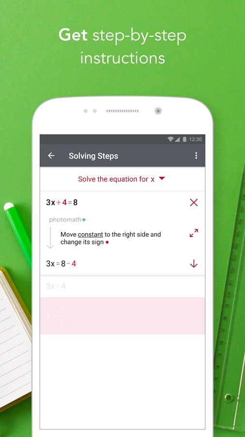 Photomath Camera Calculator