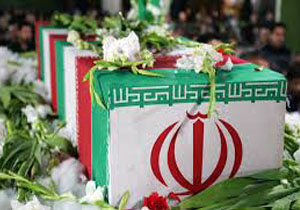 تشییع پیکر 2 شهید گمنام در یاسوج