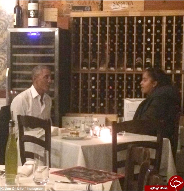 گشت&zwnj;وگذار اوباما و دخترش +تصاویر