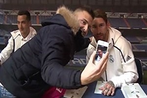 عکس و امضا هواداران با راموس و واسکز + فیلم