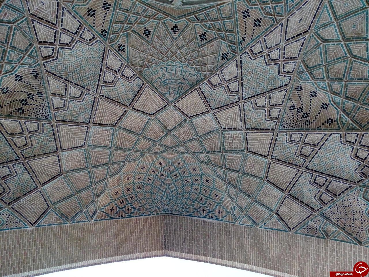 نمایی از معماری مسجد جامع همدان + تصاویر