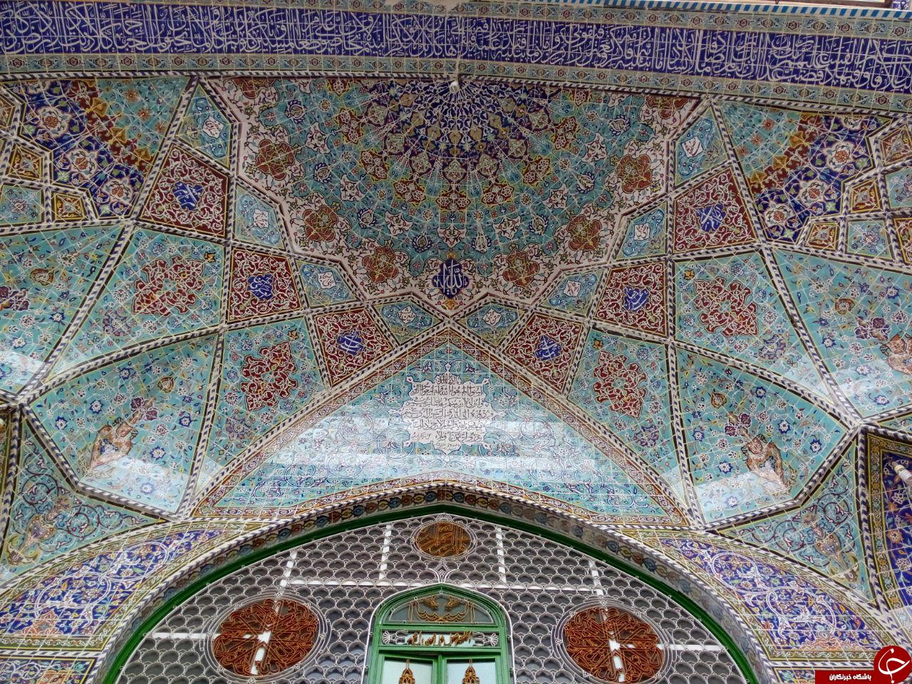 نمایی از معماری مسجد جامع همدان + تصاویر
