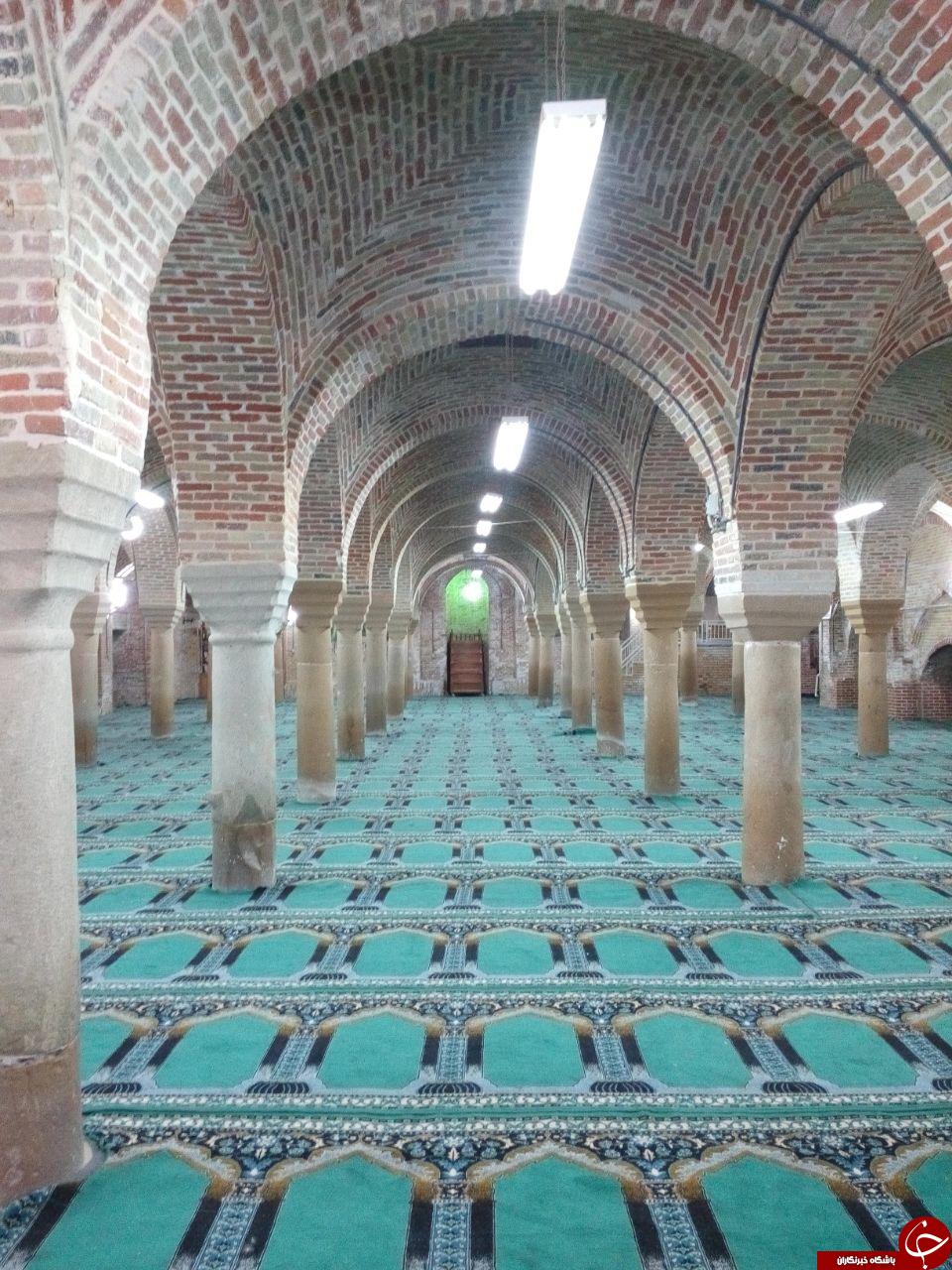 نمایی از معماری مسجد جامع همدان + تصاویر