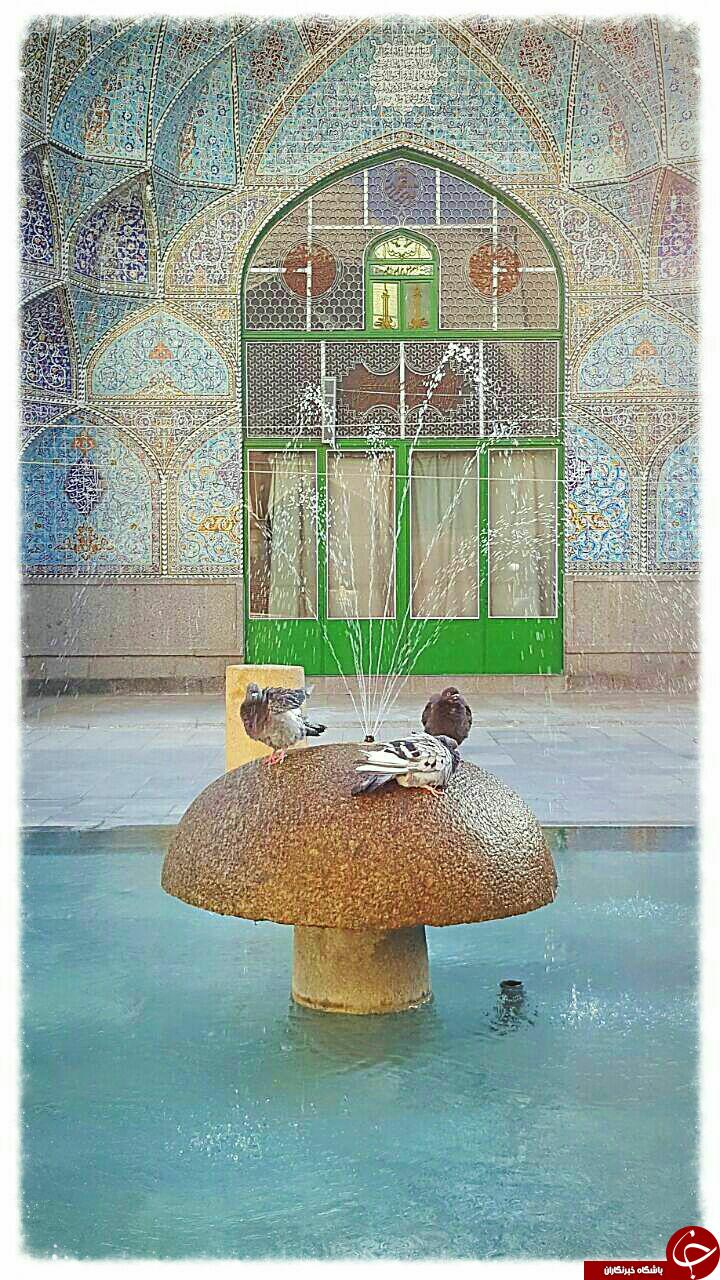 نمایی از معماری مسجد جامع همدان + تصاویر