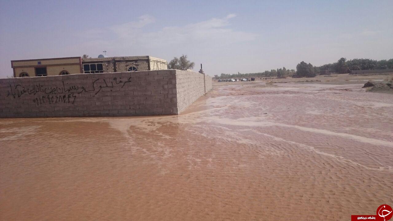 سیل گسترده در &laquo;نگین کویر&raquo; + تصاویر