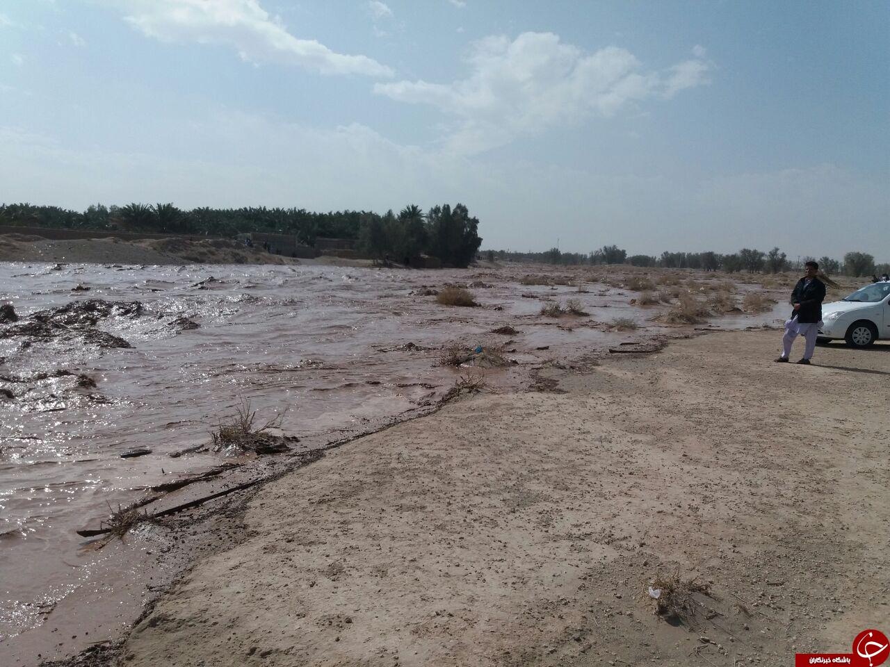 سیل گسترده در &laquo;نگین کویر&raquo; + تصاویر